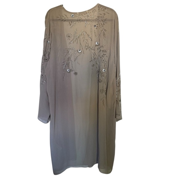 Soft Surroundings Sheer Beaded Cardigan - Picture 3 of 4